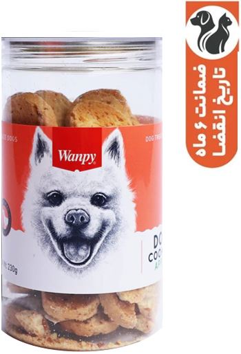 تشویقی سگ ونپی مدل DOG COOKIES APPLE وزن 230 گرم